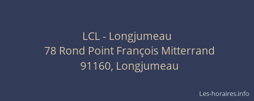 LCL - Longjumeau