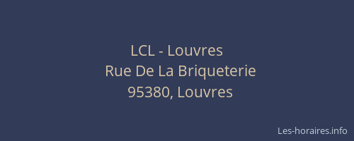 LCL - Louvres
