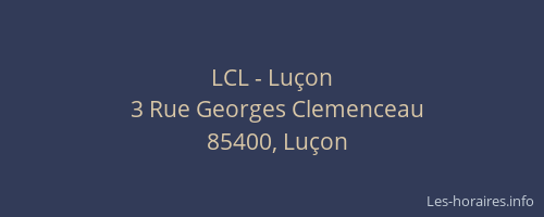 LCL - Luçon