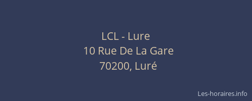 LCL - Lure