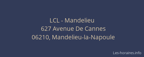 LCL - Mandelieu