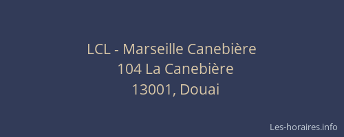 LCL - Marseille Canebière
