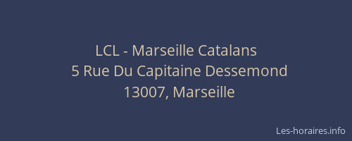 LCL - Marseille Catalans
