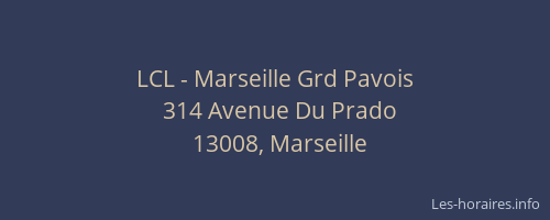 LCL - Marseille Grd Pavois