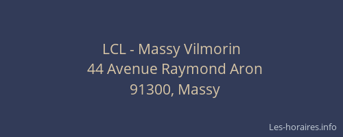 LCL - Massy Vilmorin