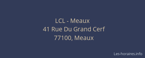 LCL - Meaux