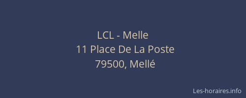 LCL - Melle