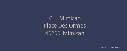 LCL - Mimizan