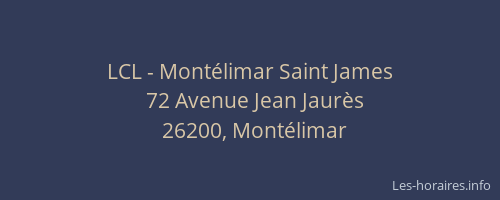 LCL - Montélimar Saint James