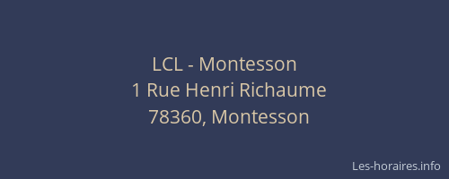 LCL - Montesson