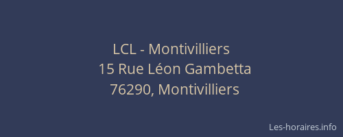 LCL - Montivilliers