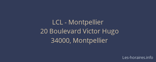 LCL - Montpellier