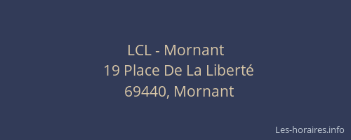 LCL - Mornant