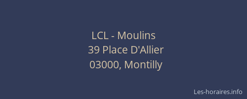 LCL - Moulins