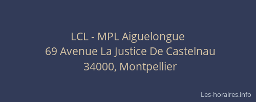 LCL - MPL Aiguelongue