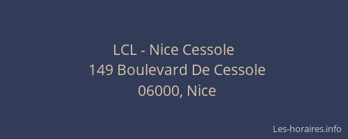 LCL - Nice Cessole