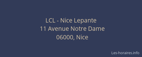 LCL - Nice Lepante