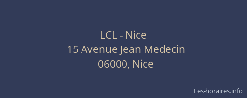 LCL - Nice