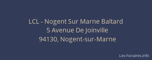 LCL - Nogent Sur Marne Baltard