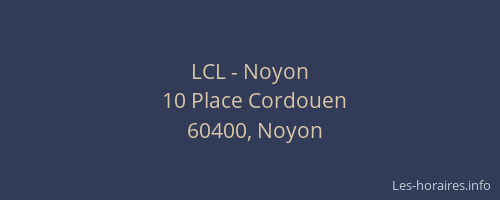 LCL - Noyon