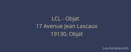 LCL - Objat
