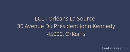 LCL - Orléans La Source
