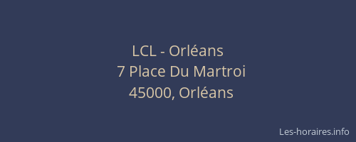 LCL - Orléans