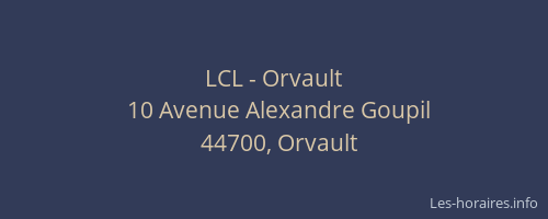 LCL - Orvault