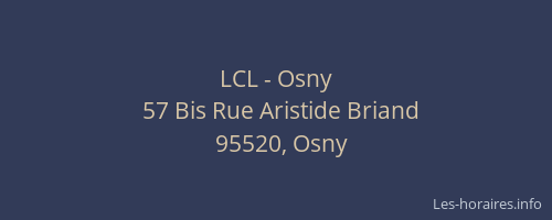 LCL - Osny