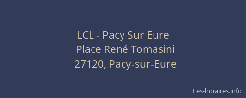 LCL - Pacy Sur Eure