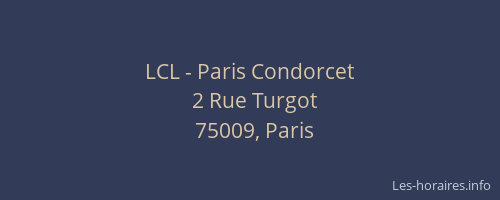 LCL - Paris Condorcet