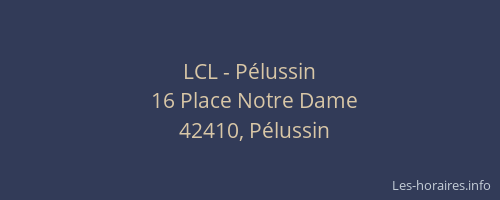 LCL - Pélussin