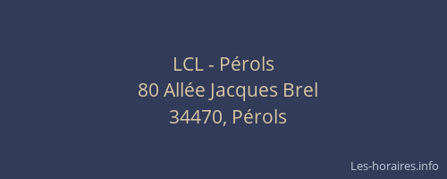 LCL - Pérols