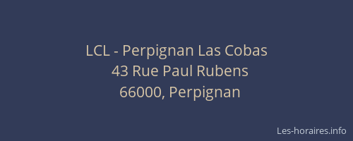 LCL - Perpignan Las Cobas