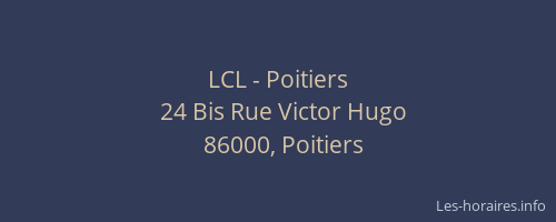 LCL - Poitiers
