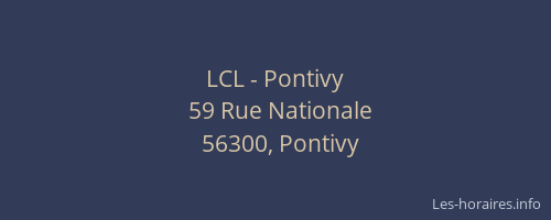 LCL - Pontivy