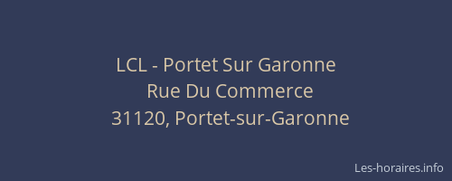 LCL - Portet Sur Garonne