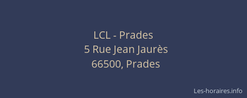LCL - Prades