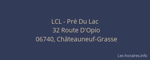 LCL - Pré Du Lac
