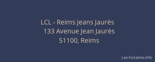 LCL - Reims Jeans Jaurès