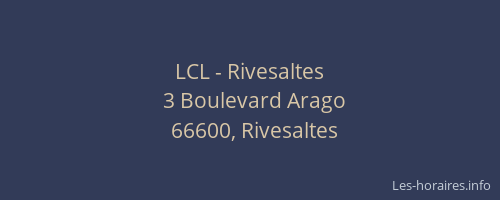 LCL - Rivesaltes