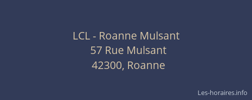 LCL - Roanne Mulsant