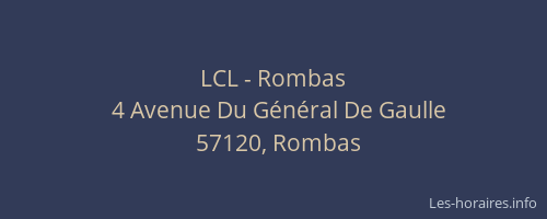LCL - Rombas