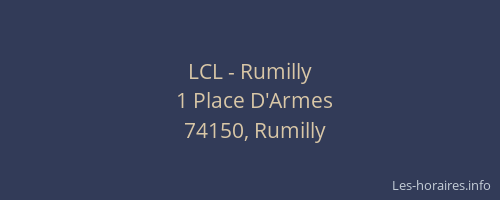 LCL - Rumilly