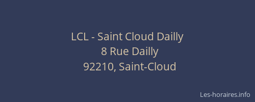 LCL - Saint Cloud Dailly