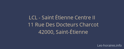 LCL - Saint Étienne Centre II