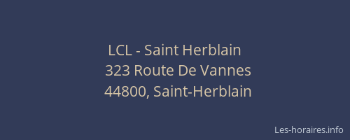 LCL - Saint Herblain