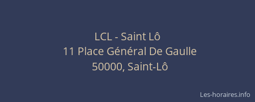 LCL - Saint L&ocirc;