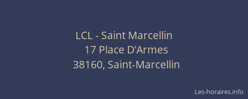 LCL - Saint Marcellin
