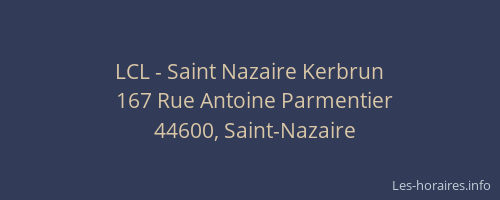 LCL - Saint Nazaire Kerbrun